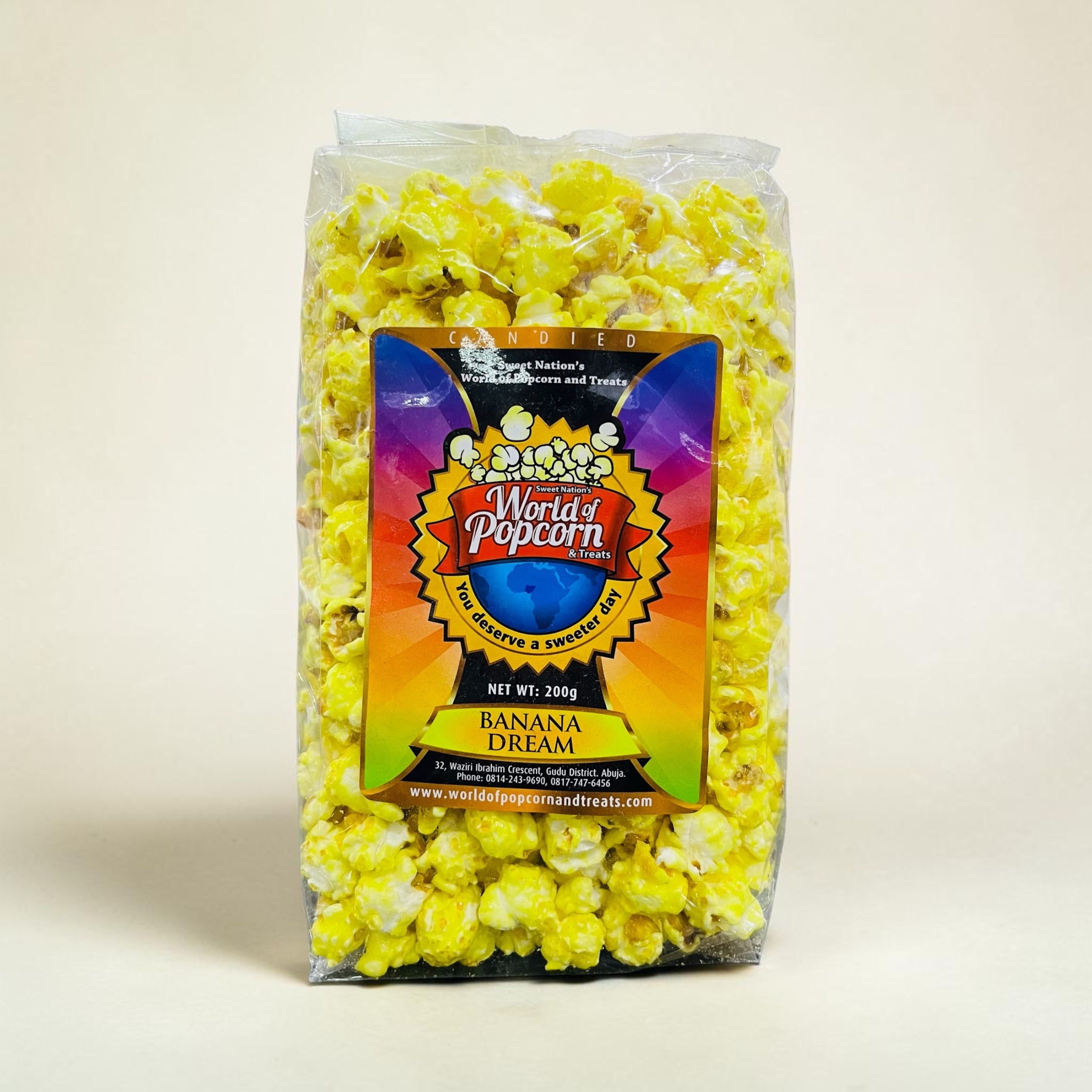 WORLD OF POPCORN BANANA